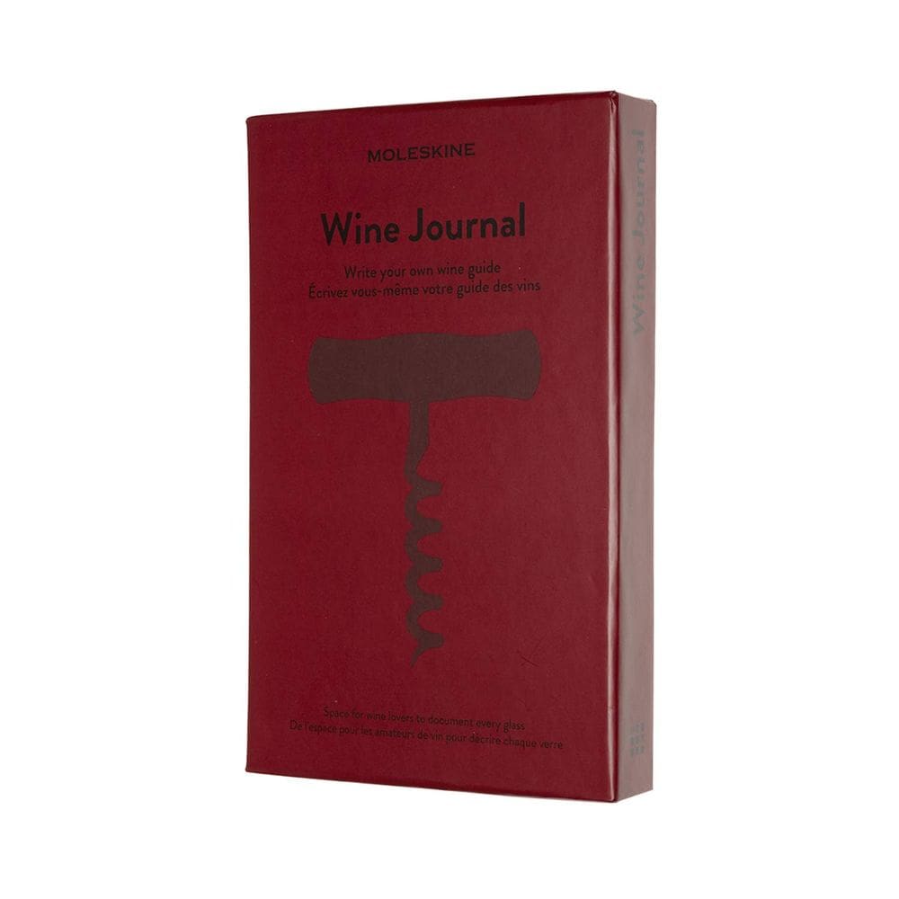 Passion Journal Moleskine Wine, capa dura, vermelho bordeaux, 400p