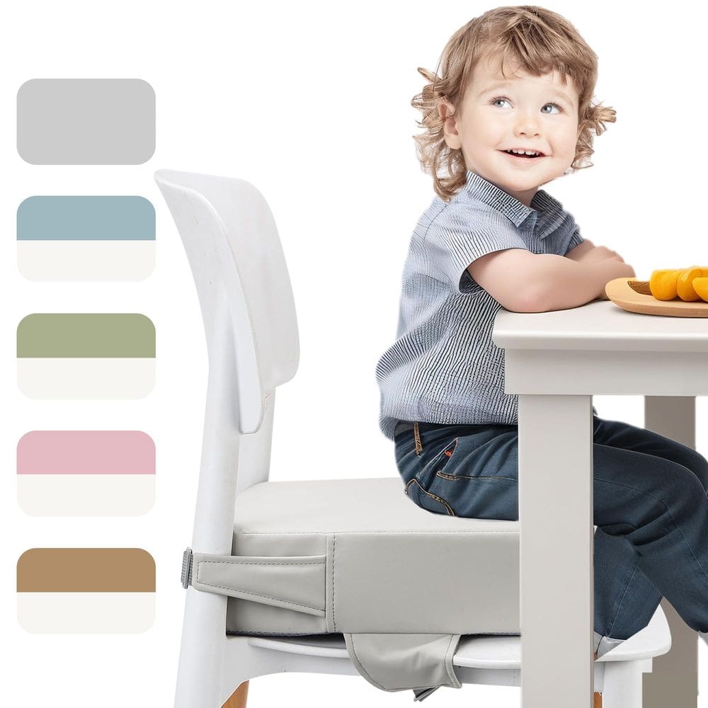 Assento elevatório E1F1NN DOT Toddler para mesa de jantar com fivelas de segurança