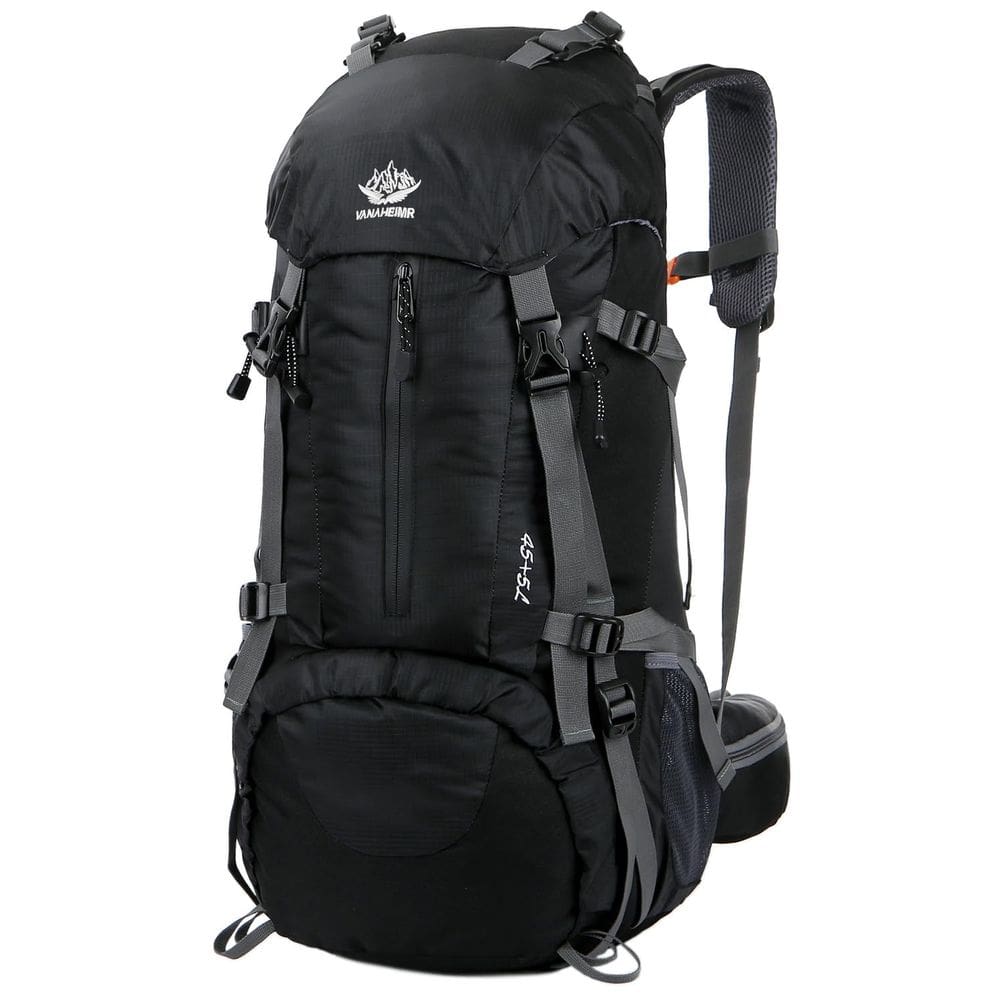 Mochila de caminhada WoneNice 50L impermeável com capa de chuva