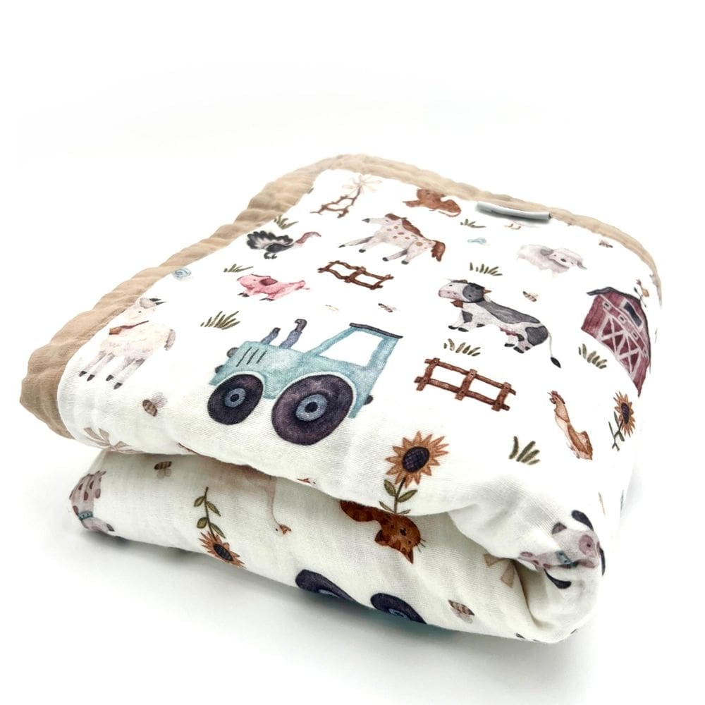 Cobertor de bebê Natchiketa 100% algodão orgânico Muslin Supersoft