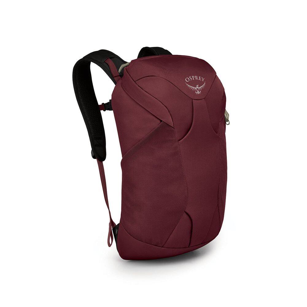 Mochila de viagem Osprey Farpoint Fairview unissex zircão vermelha