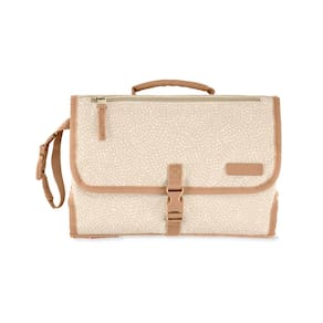 Trocador portátil para bebês Skip Hop Pronto Beige Swirl Dot