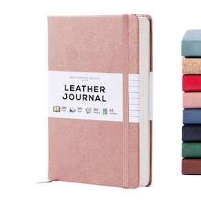 Caderno de diário forrado Beechmore Books A5 160 páginas