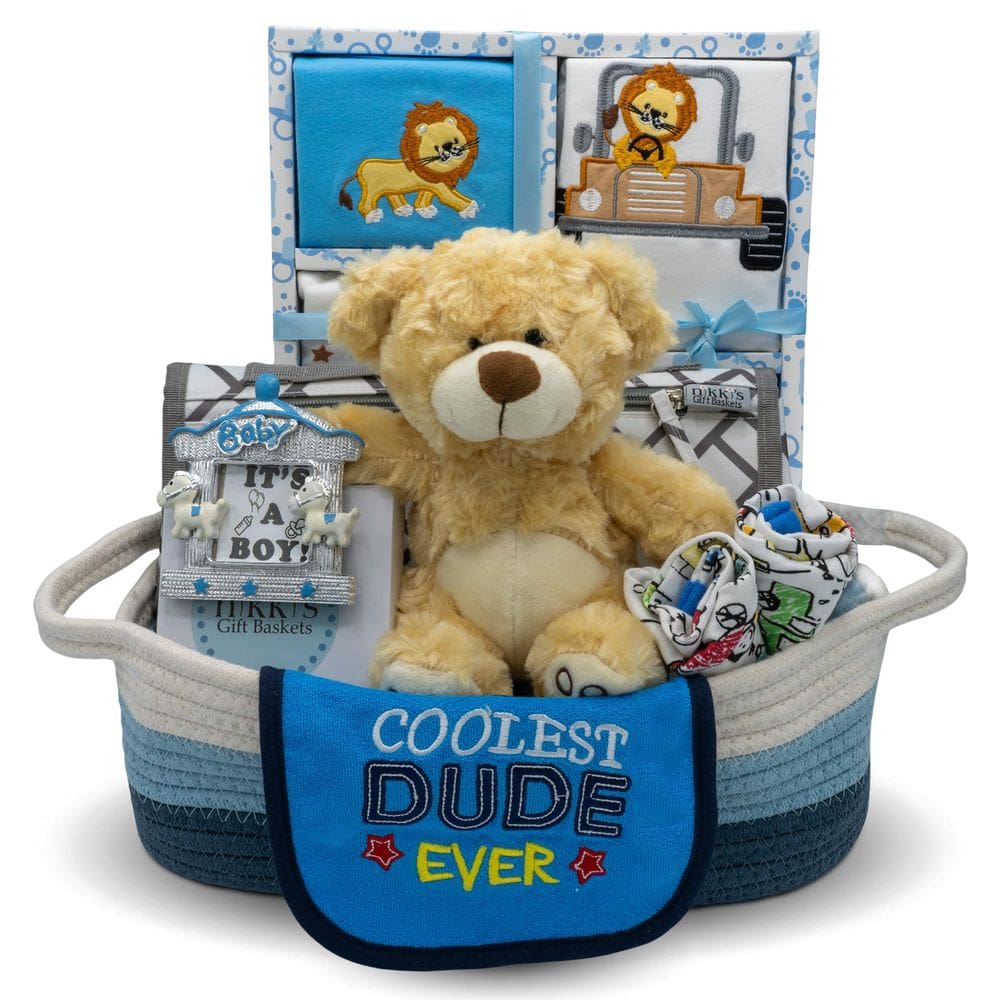 Conjunto de presentes Nikki`s Gift Baskets Welcome Home Precious Baby Boy