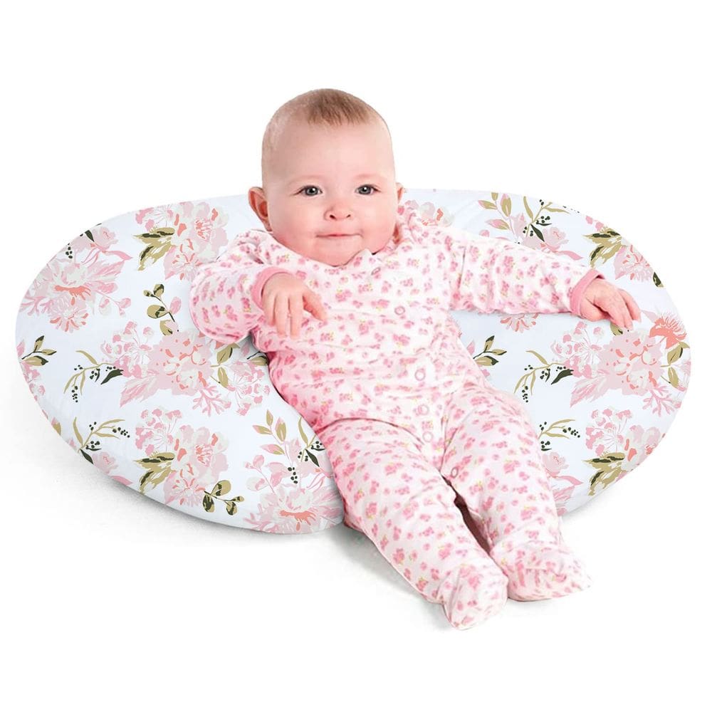 Almofada de amamentação Little Grape Land Rose Floral Print 0-12 meses
