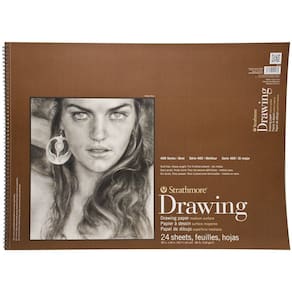 Bloco de Desenho Strathmore 400 Series 18x24 cm, 24 folhas