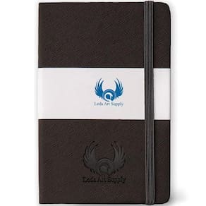 Caderno de desenho Leda Art Supply Caderno de desenho de bolso 3,5 x 5,5 polegadas