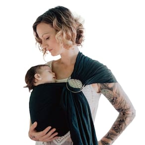 Porta-bebês Ring Sling Nalakai Soft Linen com garantia vitalícia