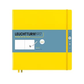 Caderno de esboços LEUCHTTURM1917, capa dura quadrada, limão, 112 páginas