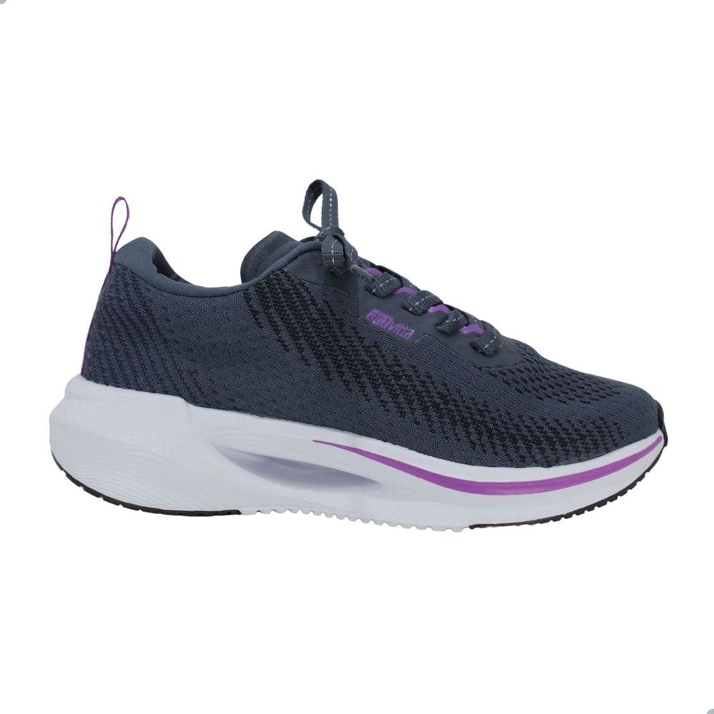 Tênis Actvitta Feminino Cinza e Roxo