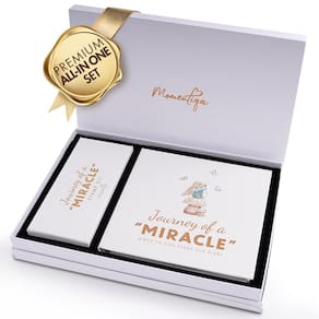 Livro de memórias para bebês Momentiqa Premium para menina/menino de 0 a 5 anos