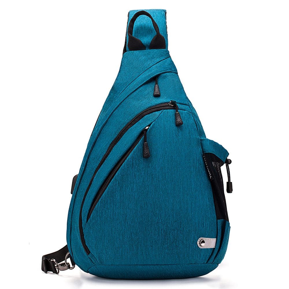 Bolsa tipo estilingue TurnWay TWS-001 à prova d`água com porta USB Travel Blue
