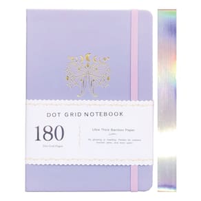 Caderno Diário BUKE Dotted 160 páginas, papel de bambu 180gsm