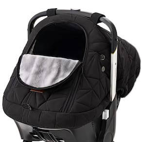 Capa de assento de carro Sprouterie Winter impermeável para bebês preta