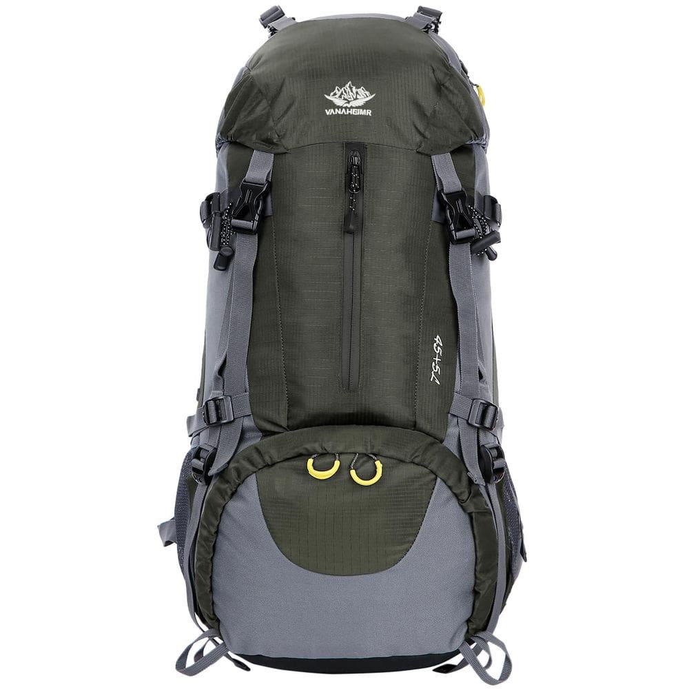 Mochila de caminhada WoneNice 50L impermeável com capa de chuva