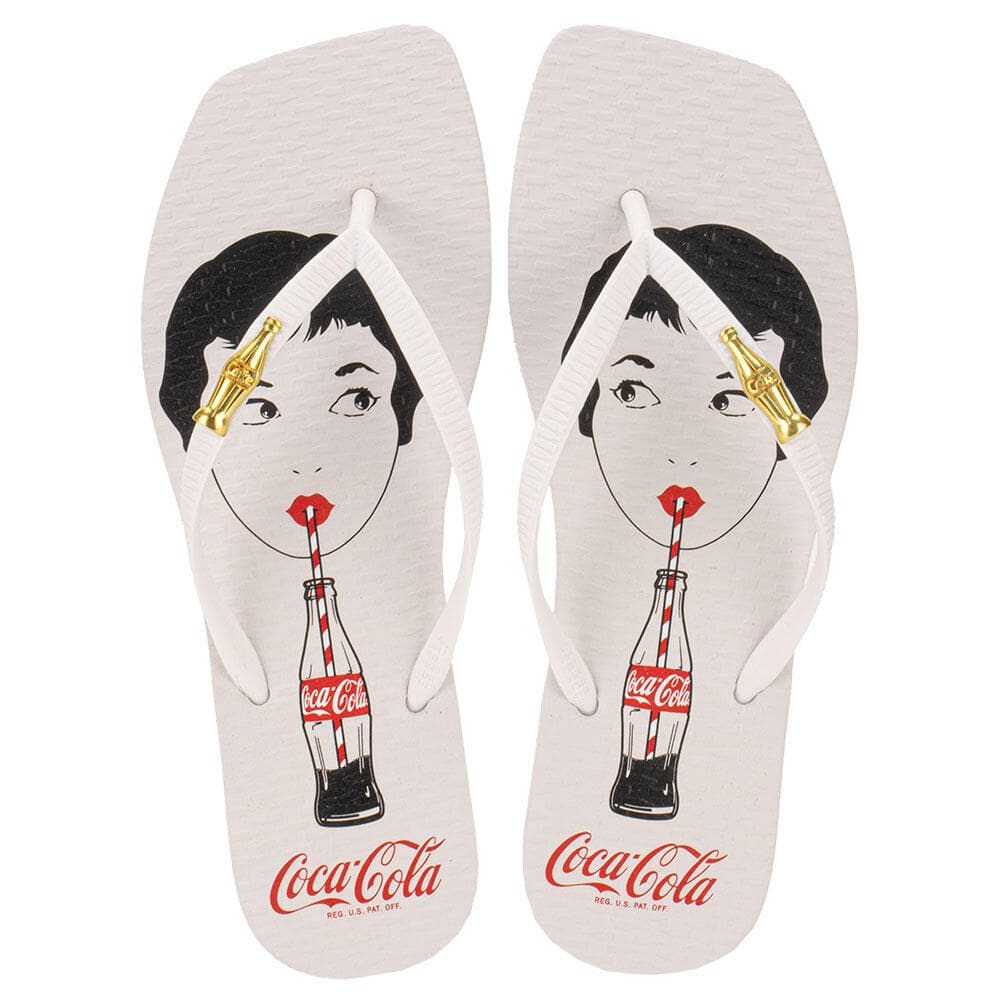 Chinelo Feminino Carlo Square Coca-Cola Cc4326