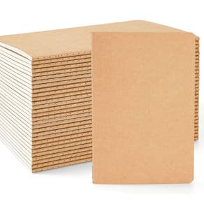 Cadernos Feela Kraft, pacote com 30, A5, 60 páginas, caderno de desenho sem forro