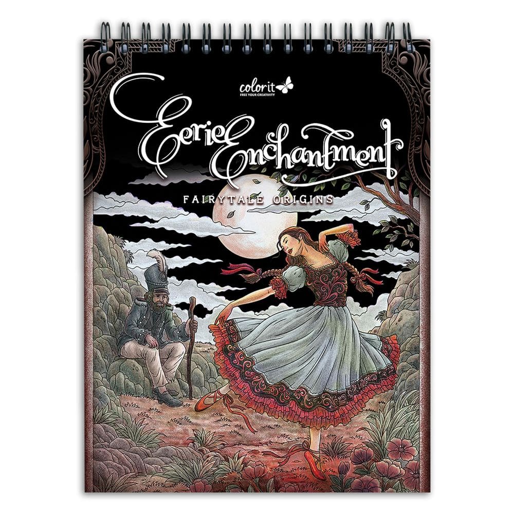 Livro de colorir ColorIt Eerie Enchantment Fairytale Origins
