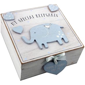 Memories Keepsake Box Oaktree Gifts Baby Boy Style