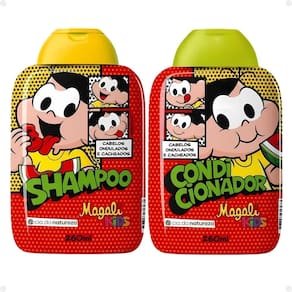 Kit Cia da Natureza Magali Kids Cabelos Ondulados e Cacheados: Shampoo e Condicionador 260ml