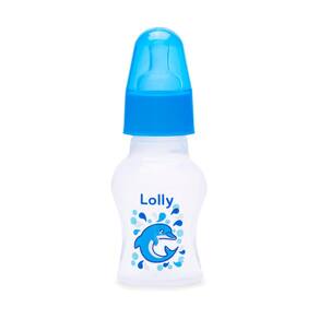 Mamadeira Lolly Oceano Bico de Silicone Redondo Líquidos Ralos 50ml Azul Ref 2361-01-Az