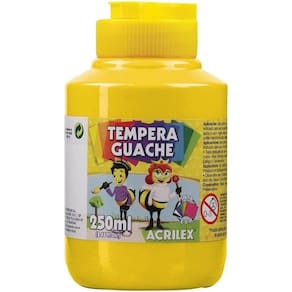 Tinta Tempera Guache 250ml Amarelo 505