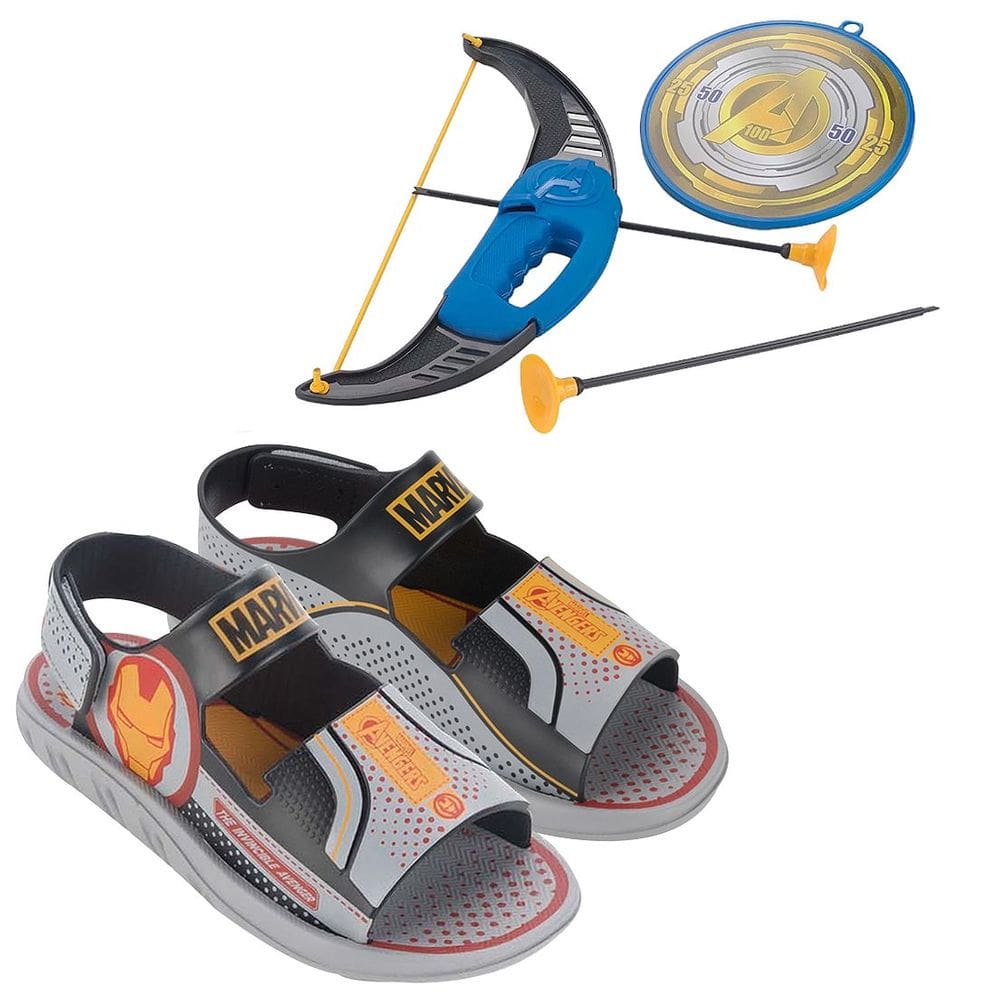 Sandalia Infantil Menino Vingadores com Arco e Flecha 22952