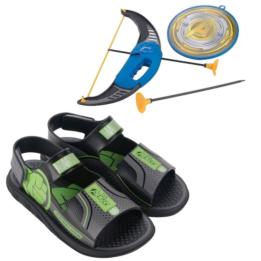 Sandalia Infantil Menino Vingadores com Arco e Flecha 22952