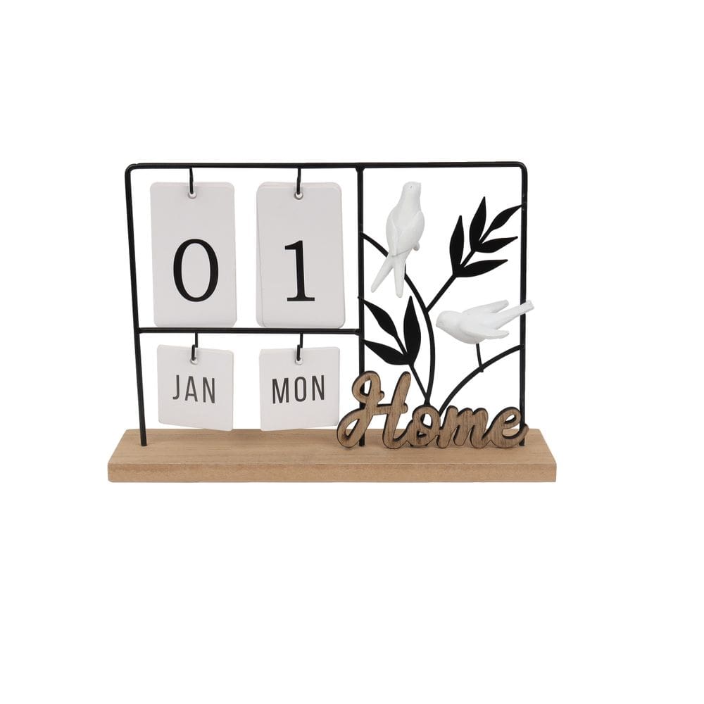 Calendario Decorativo Passaros 17X19cm