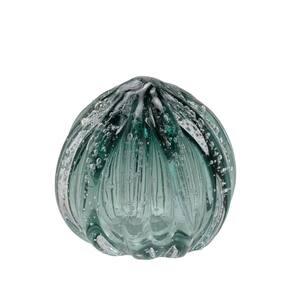 Gota Decorativa Em Vidro Murano Verde 9Cm