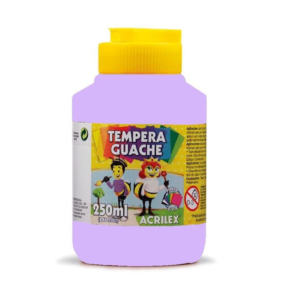 Tinta Tempera Guache 250ml Lilás 528