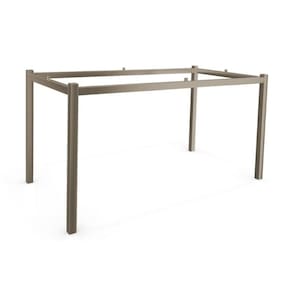 Base de Mesa p/ Cozinha Reno M001 Aço s/ Tampo Niquel - Kappesberg