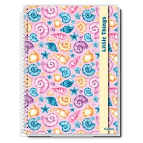 Caderno Universitário Feminino Little Things 160F/10 Matérias Credeal