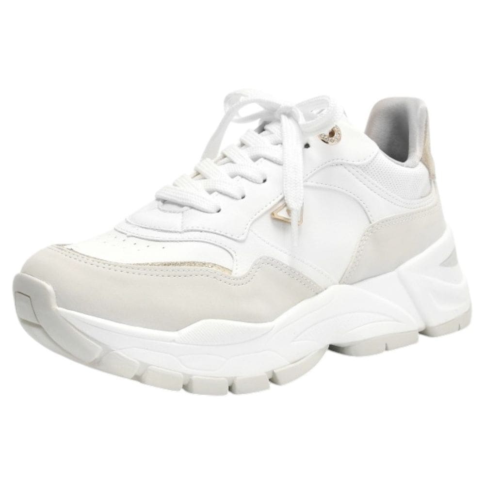Tênis Feminino Jogging Casual Metalizado Moderno Via Marte