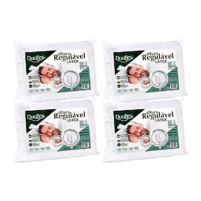 Travesseiro Látex RL1103 Regulável Kit c/ 4 Un 50x70 - Duoflex