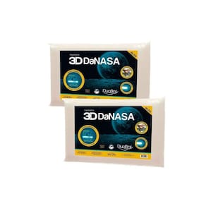 Travesseiro Viscoelástico 3D DaNasa DT3241 Kit c/ 2 Un (50x70) - Duoflex