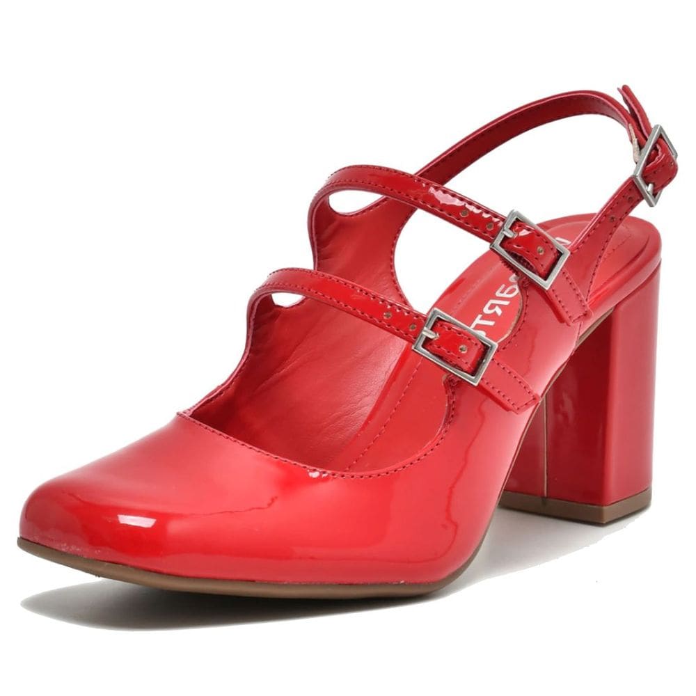 Sapato Slingback Feminino Moderno Salto Médio Via Marte