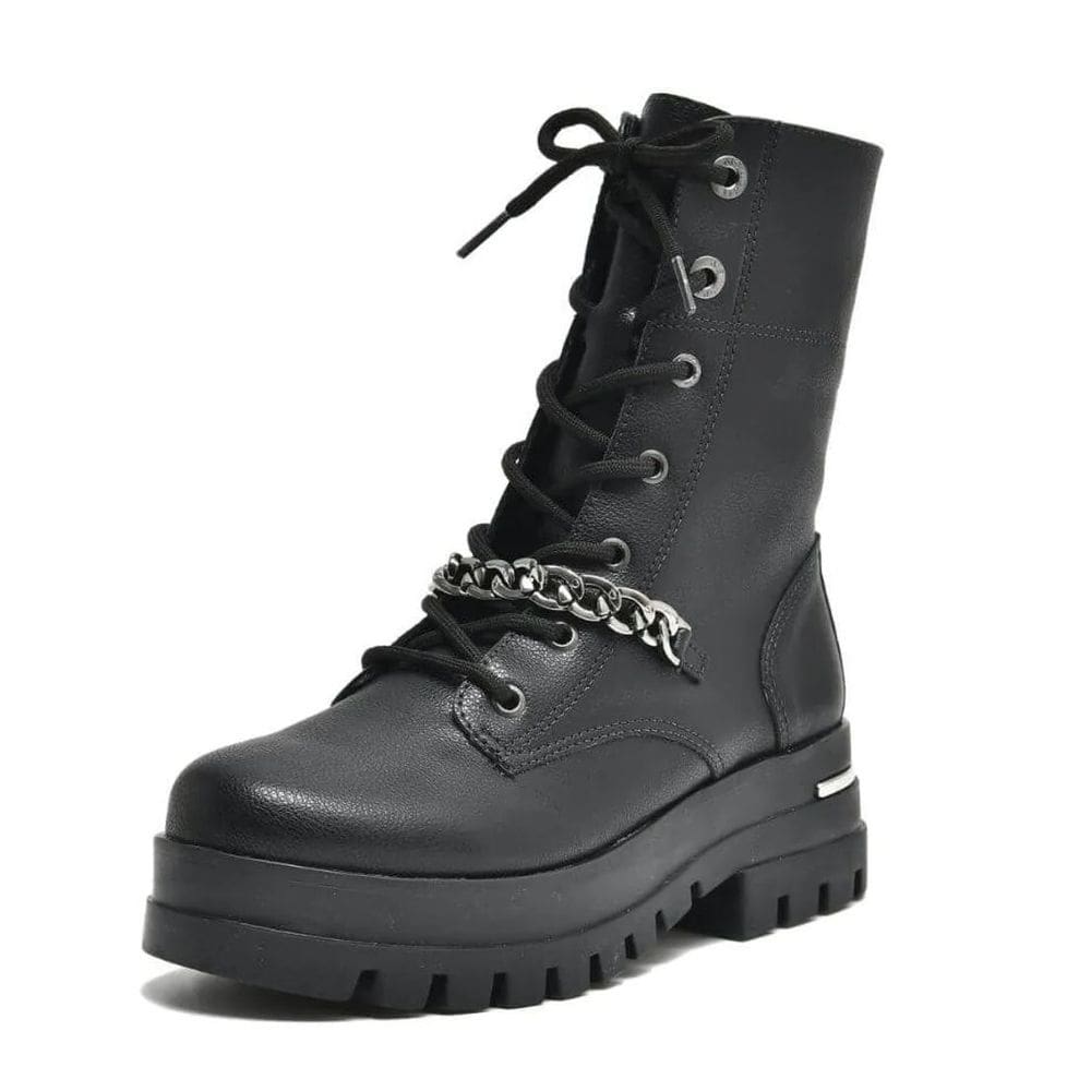 Bota Coturno Feminina Tratorada Corrente Via Marte 007-002
