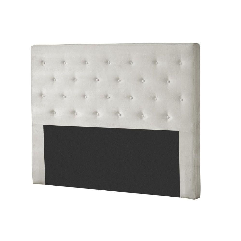 Painel de Cama Box Estofada Casal Hampton Suede Bege - Probel