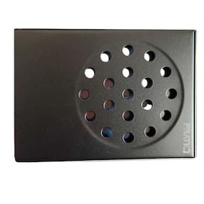 Ralo Inox Marron Fosco Para Box Banheiro - Pratic Ralo