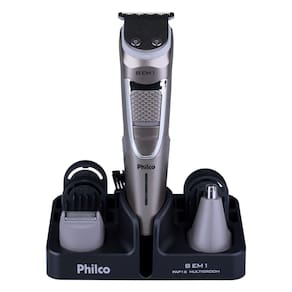 Aparador de Pelos Multigroom 8 em 1 PAP16 Philco Preto Bivolt