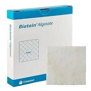 Biatain Ag Curativo De Alginato De Cálcio E Prata Coloplast 3760 - 10X10Cm