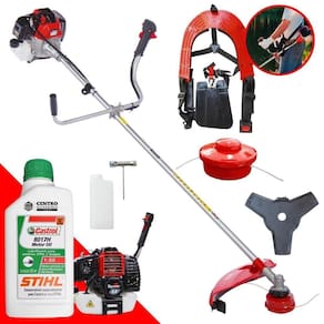 Roçadeira Toyama Rt52l C- Faca 3p + Carretel + óleo Stihl 2t
