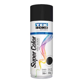 Tinta Spray Preto Fosco 350Ml - Tekbond 23001006900