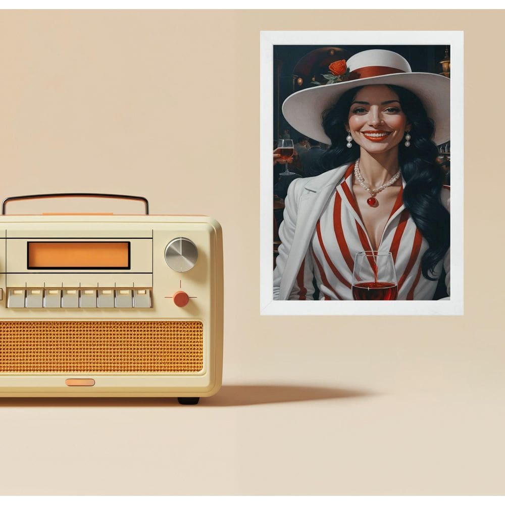 Quadro Decorativo Maria Navalha 45X34Cm