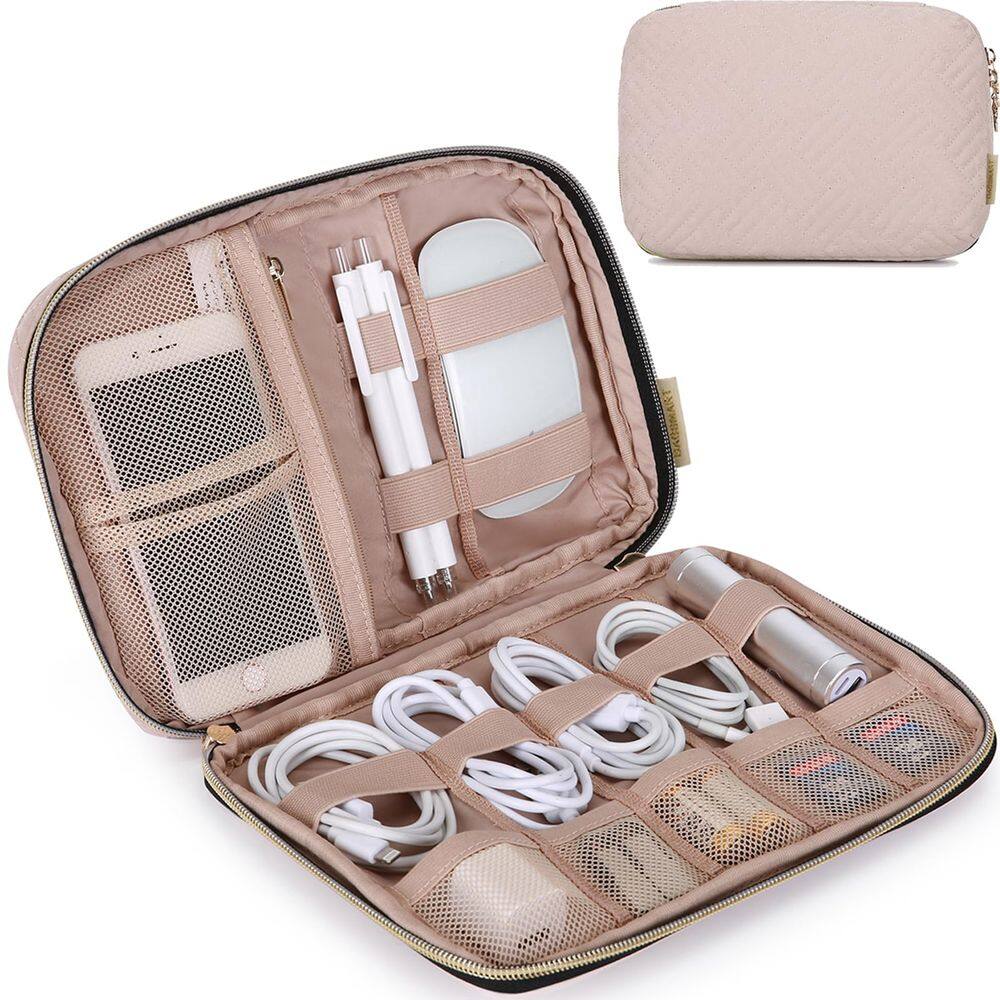 Mala de viagem BAGSMART Large Electronics Organizer rosa