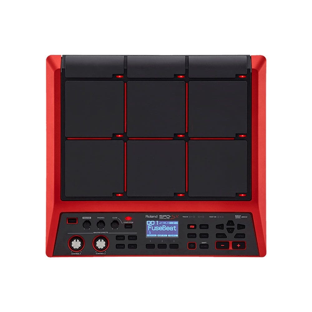 Bateria Eletrônica Roland SPD SX SE Special Edition Pad Vermelho