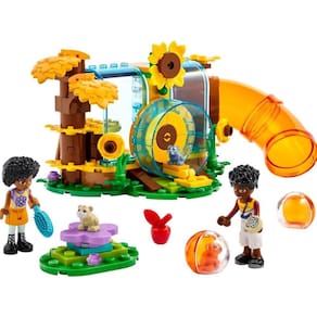 Brinquedo LEGO Friends Hamster Playground 42601 com 2 personagens