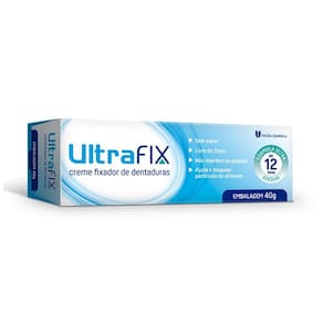 Creme Fixador de Dentaduras UltraFix sem Sabor 40g