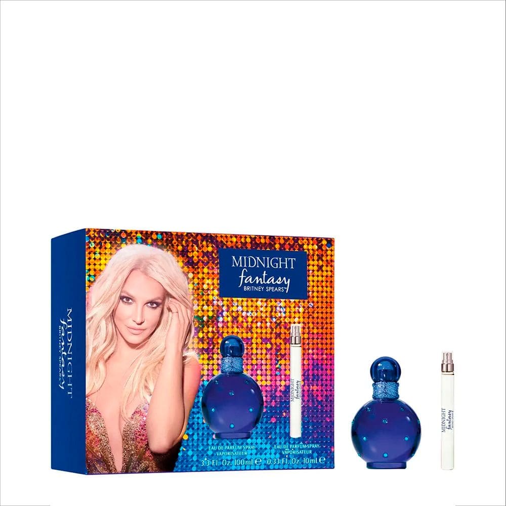 Kit Britney Spears Fantasy Midnight - Eau de Parfum 100ml + Miniatura 10ml